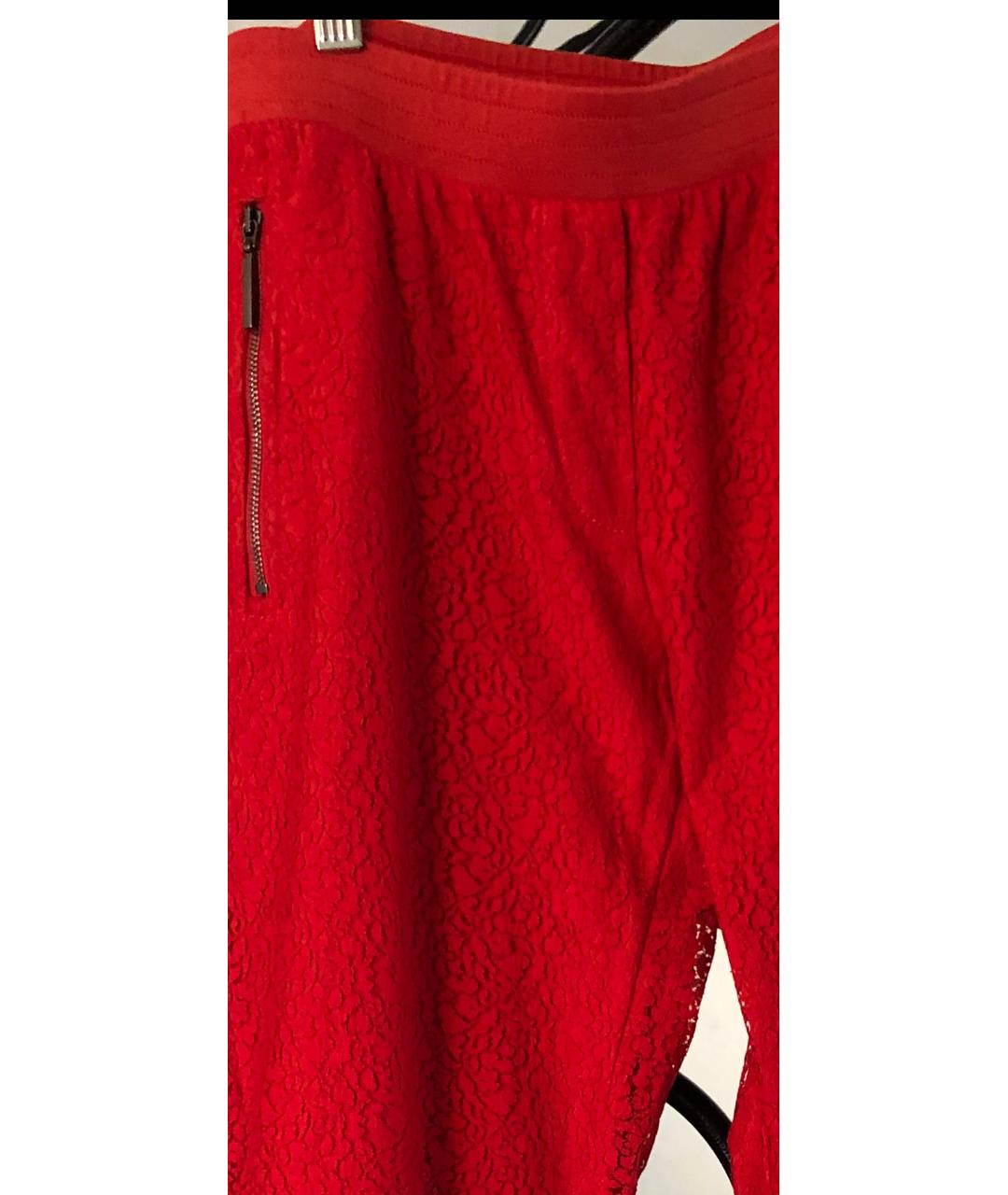 MARC CAIN Красные кружевные спортивные брюки и шорты, фото 2