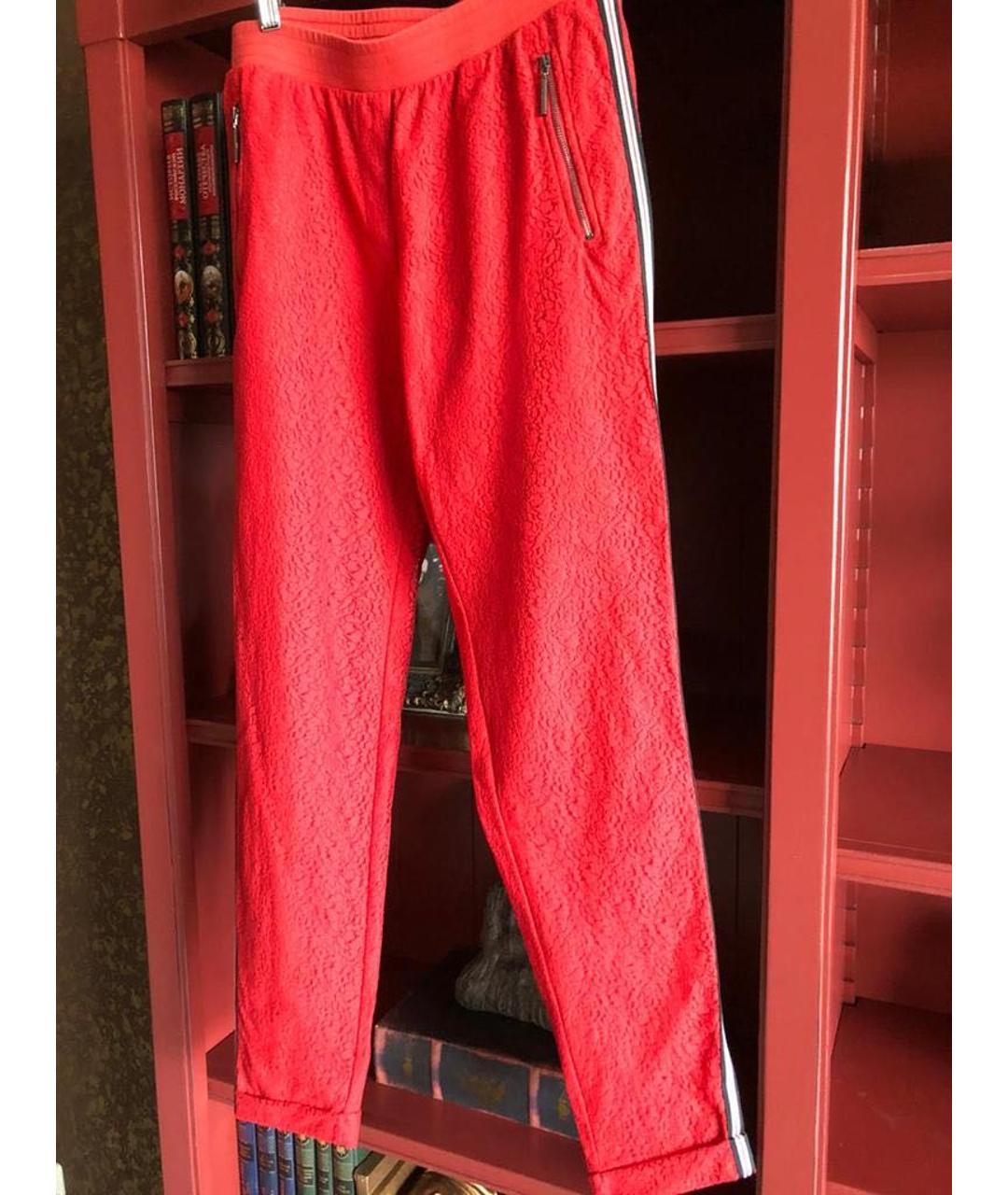 MARC CAIN Красные кружевные спортивные брюки и шорты, фото 7