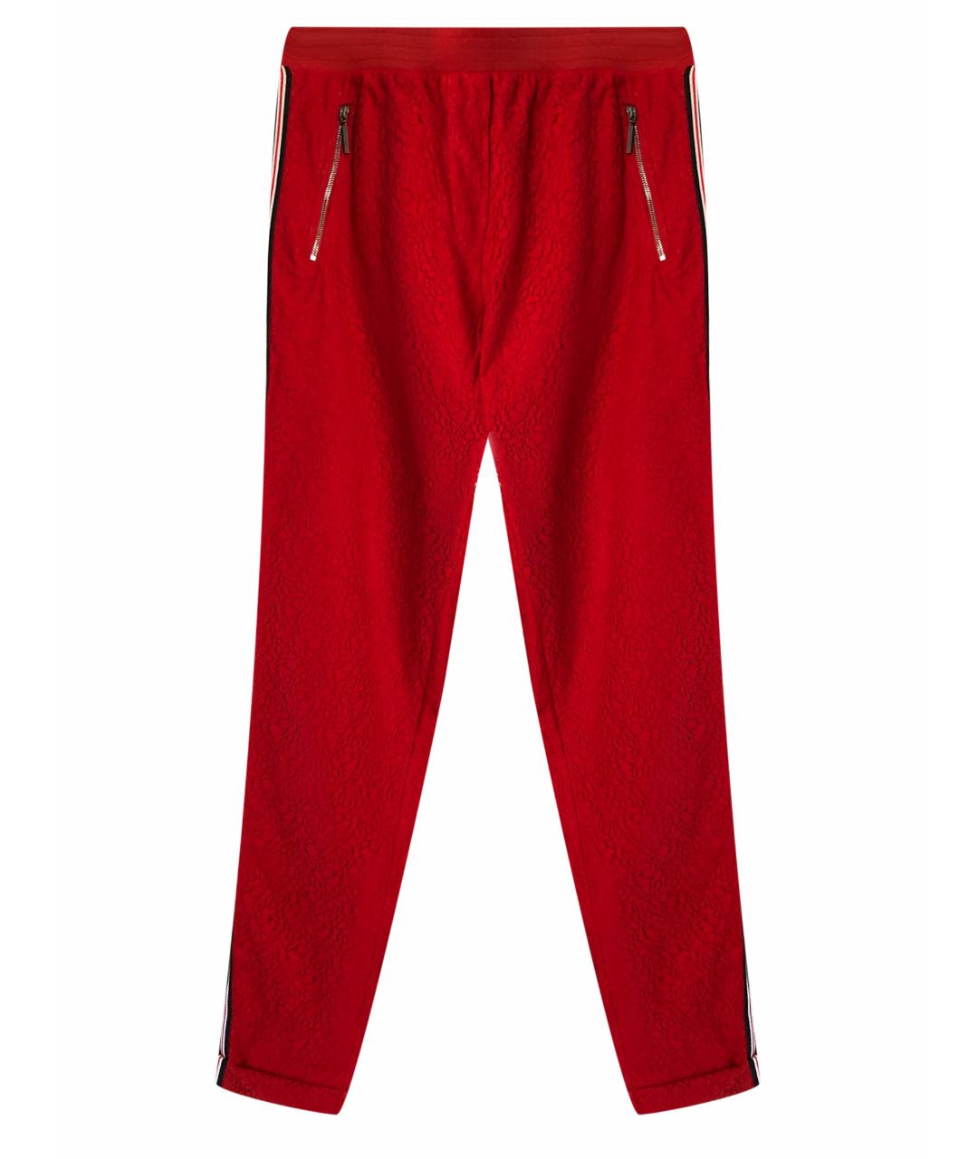 MARC CAIN Красные кружевные спортивные брюки и шорты, фото 1