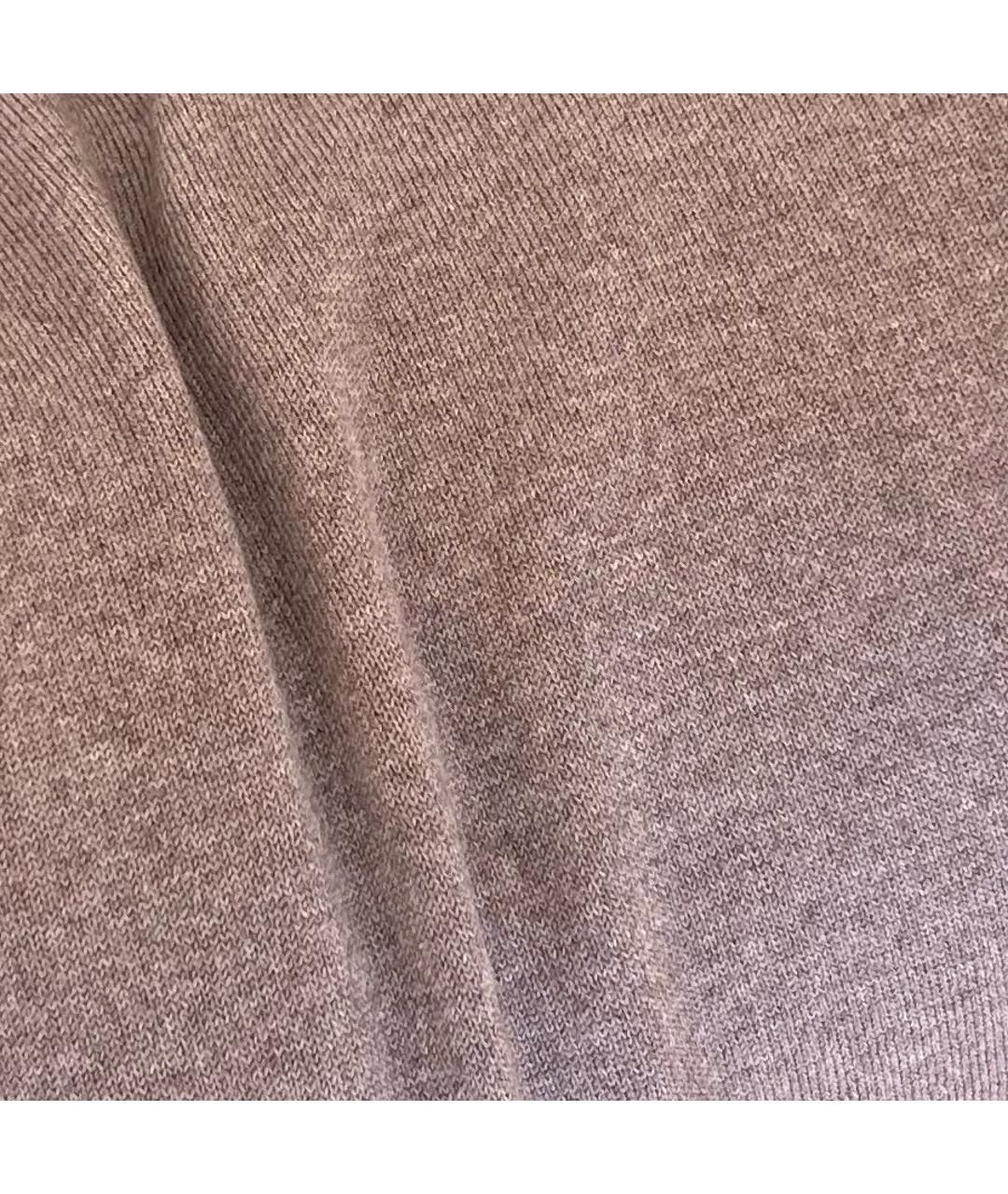 GRAN SASSO Коричневый шерстяной джемпер / свитер, фото 4