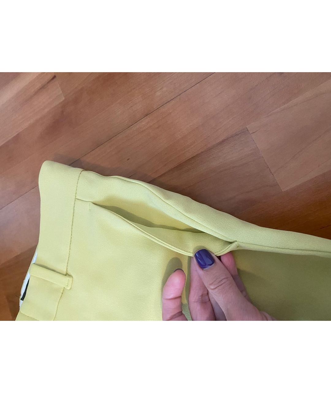 GUCCI Желтые вискозные прямые брюки, фото 4