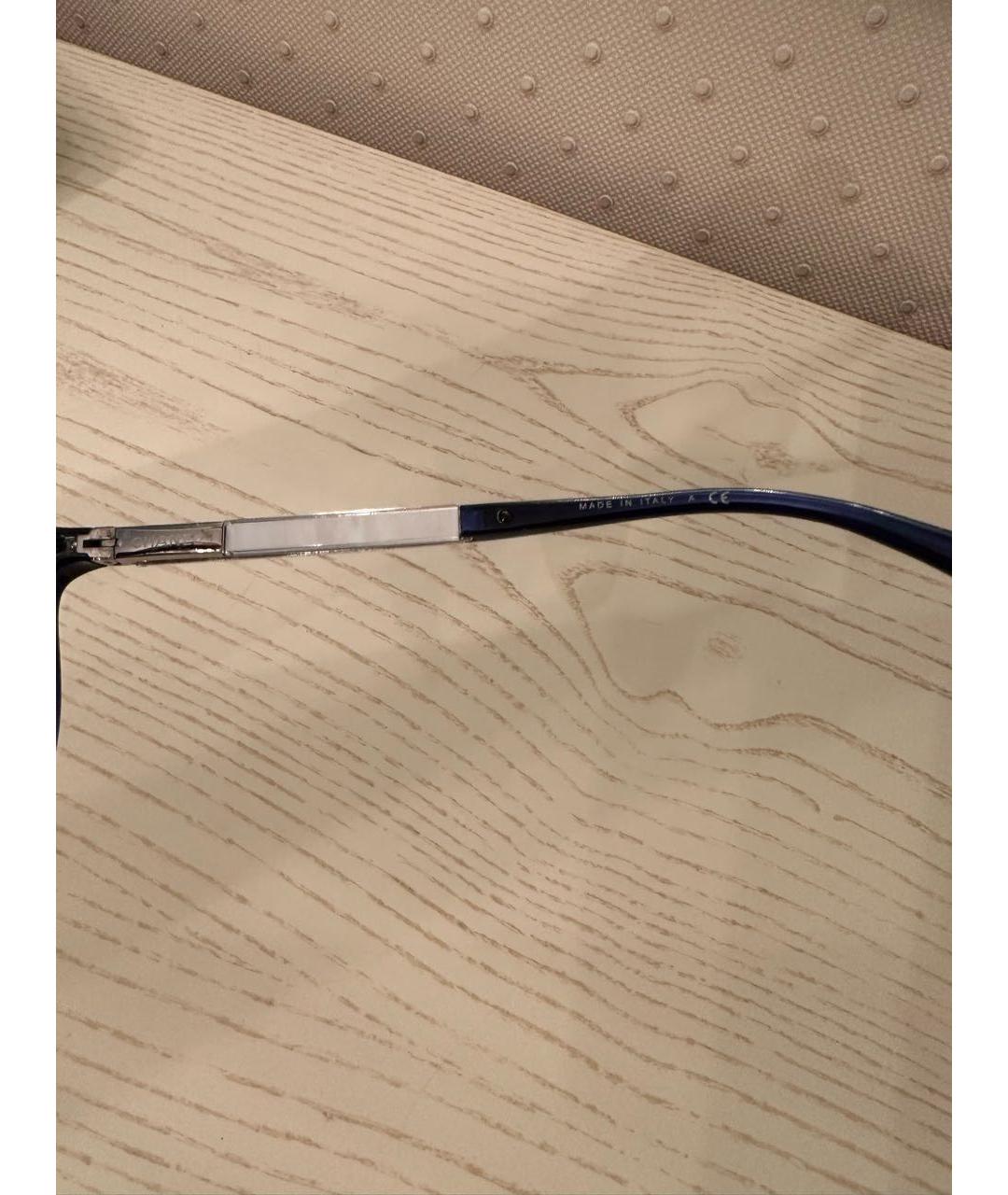 CHANEL PRE-OWNED Синие пластиковые солнцезащитные очки, фото 5