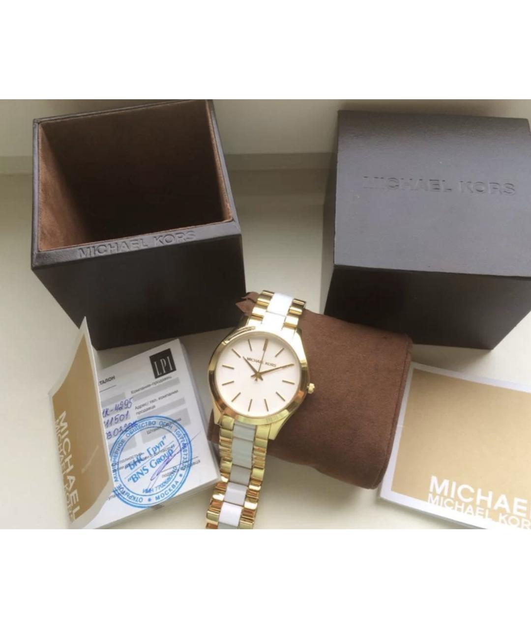 MICHAEL KORS Белые часы, фото 4