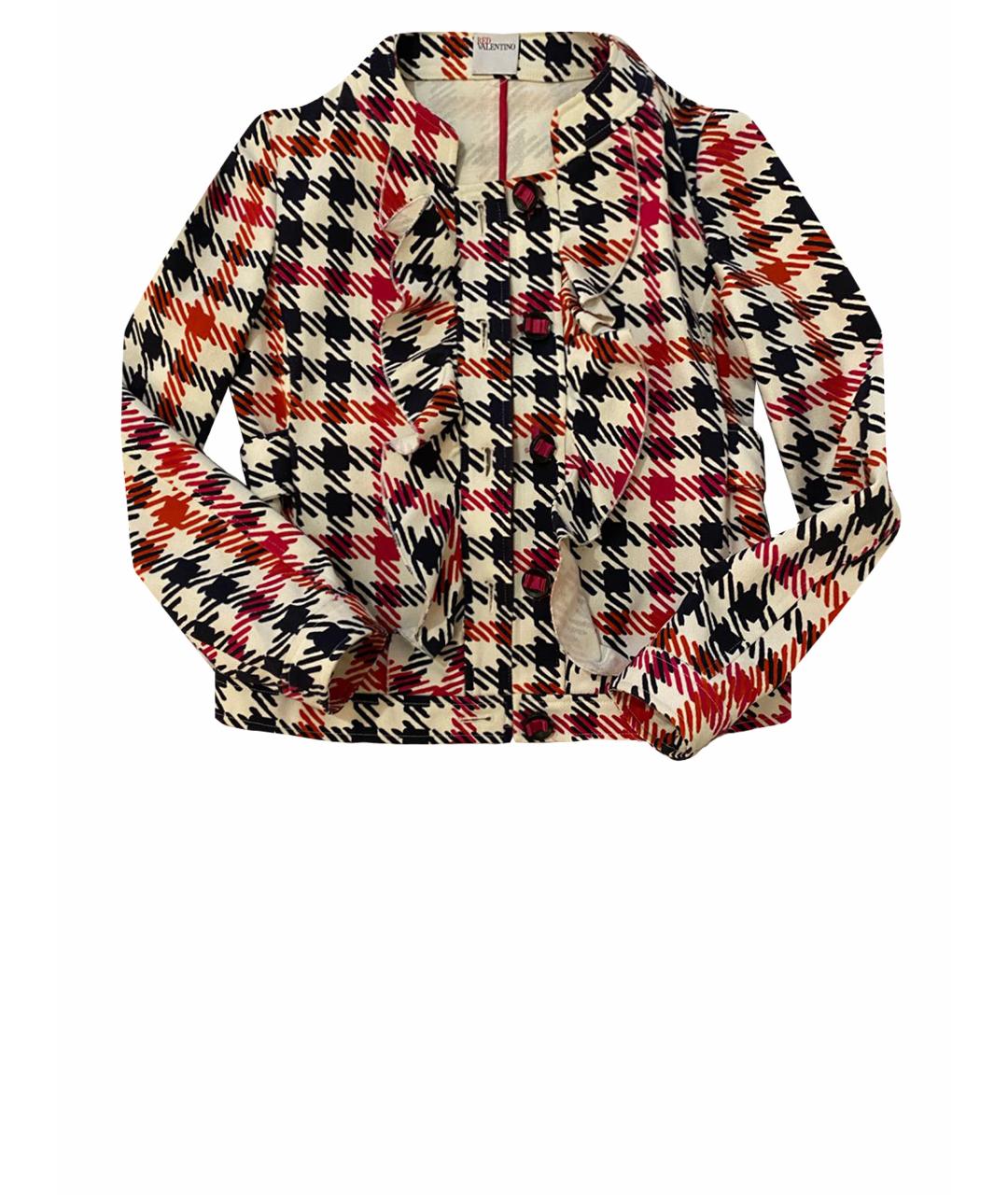 RED VALENTINO Мульти хлопковый жакет/пиджак, фото 1