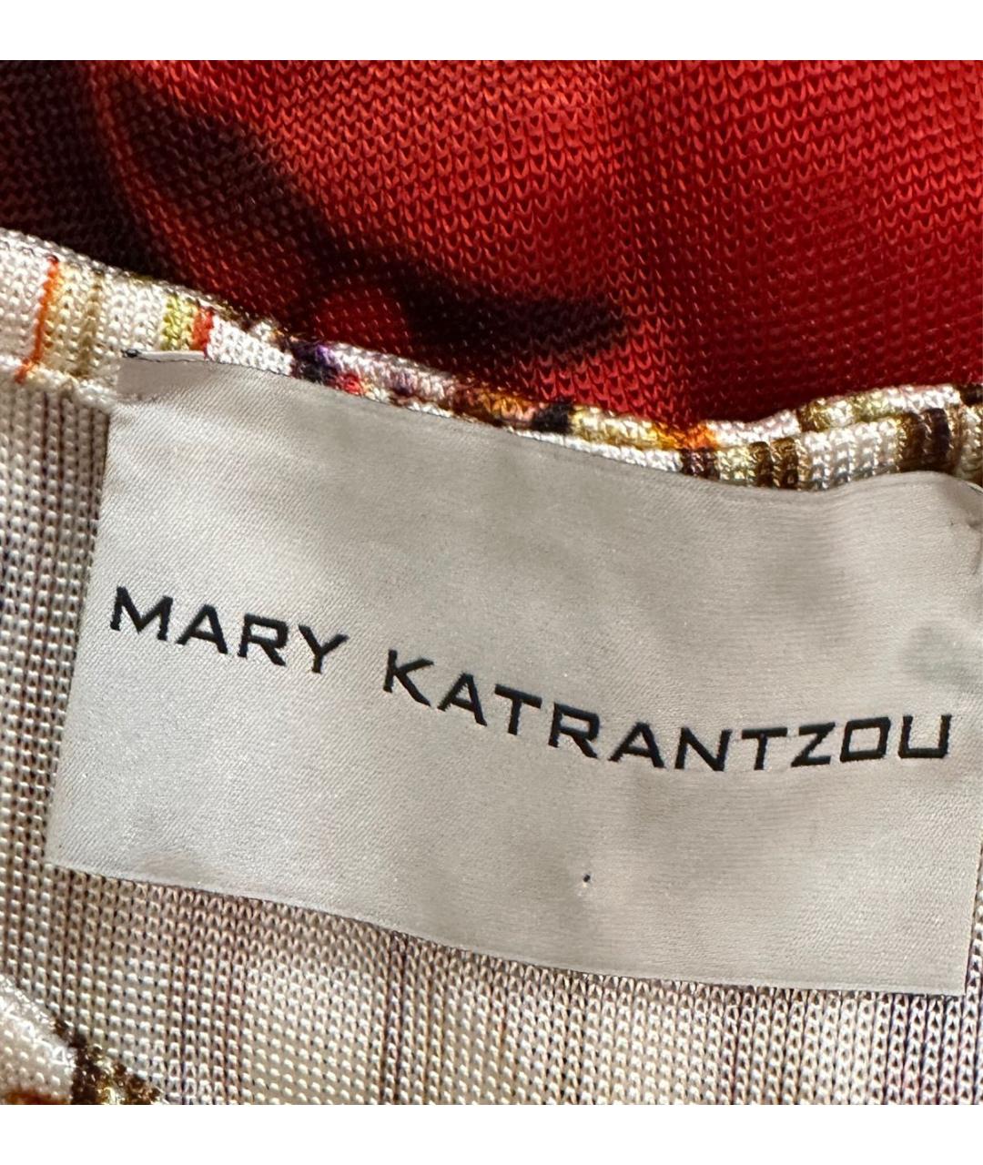 MARY KATRANTZOU Мульти вискозное повседневное платье, фото 5