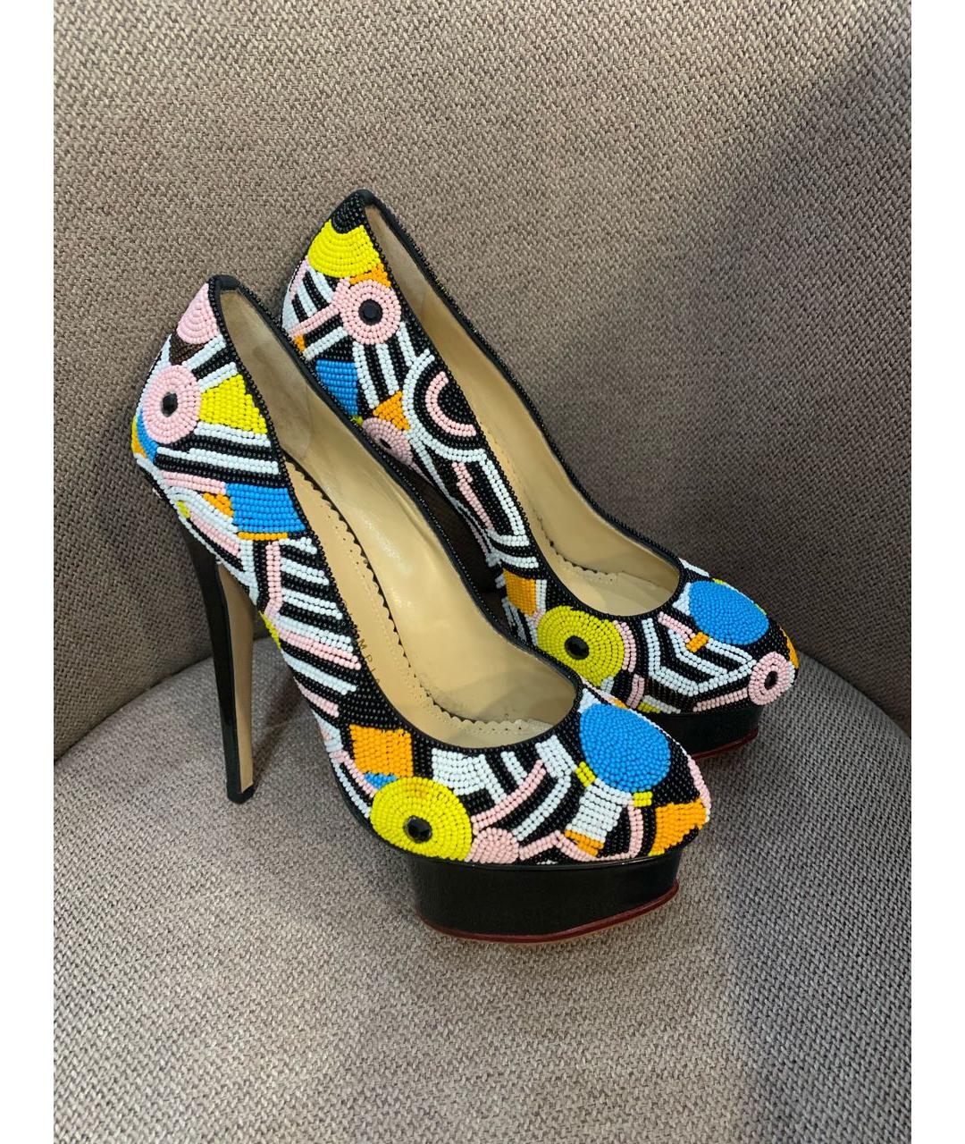 CHARLOTTE OLYMPIA Мульти туфли, фото 6