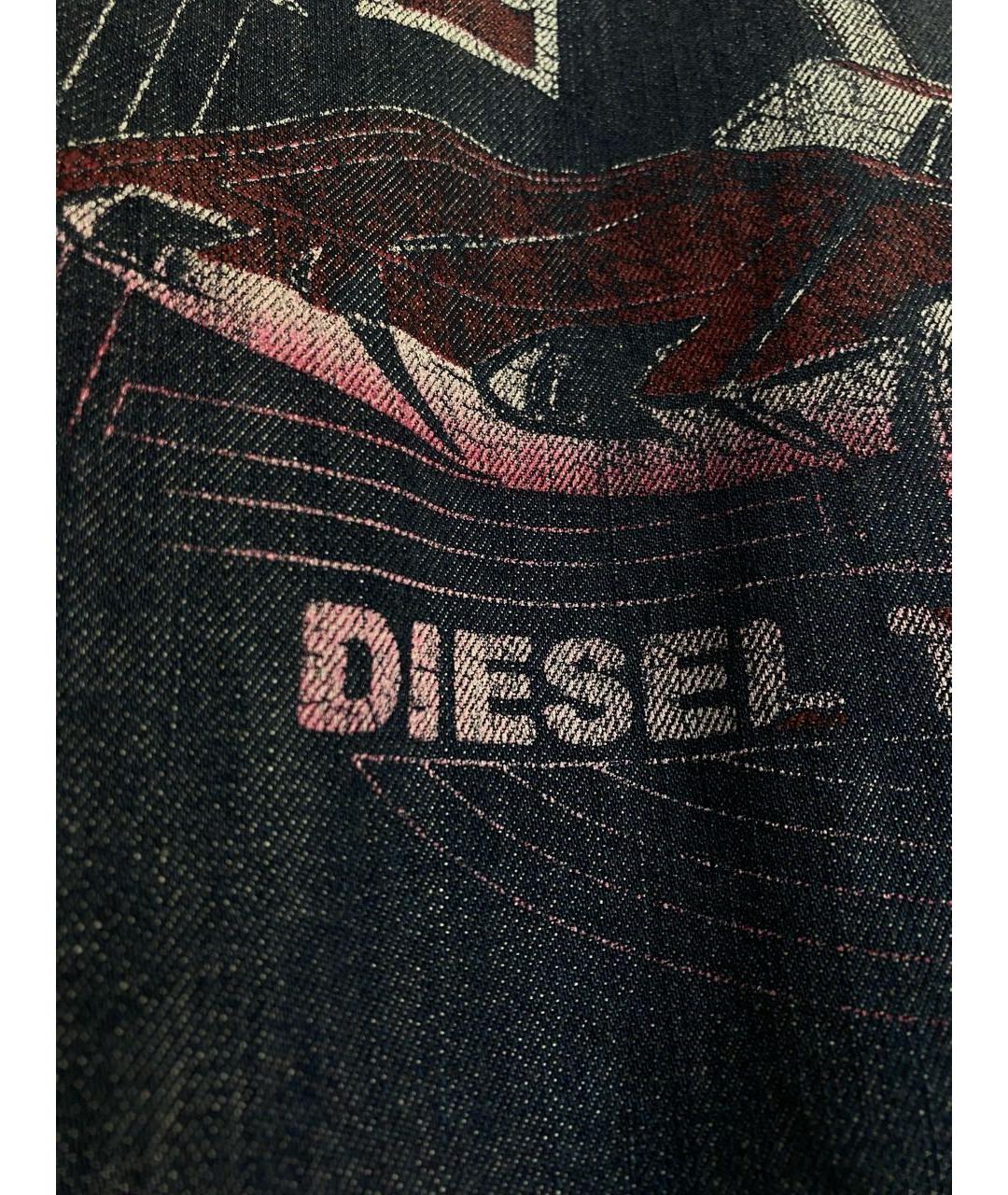 DIESEL Темно-синяя хлопковая куртка, фото 4