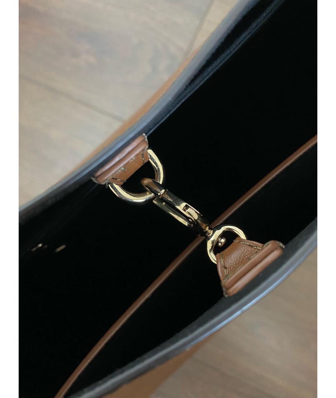 FURLA Коричневая кожаная сумка тоут, фото 4
