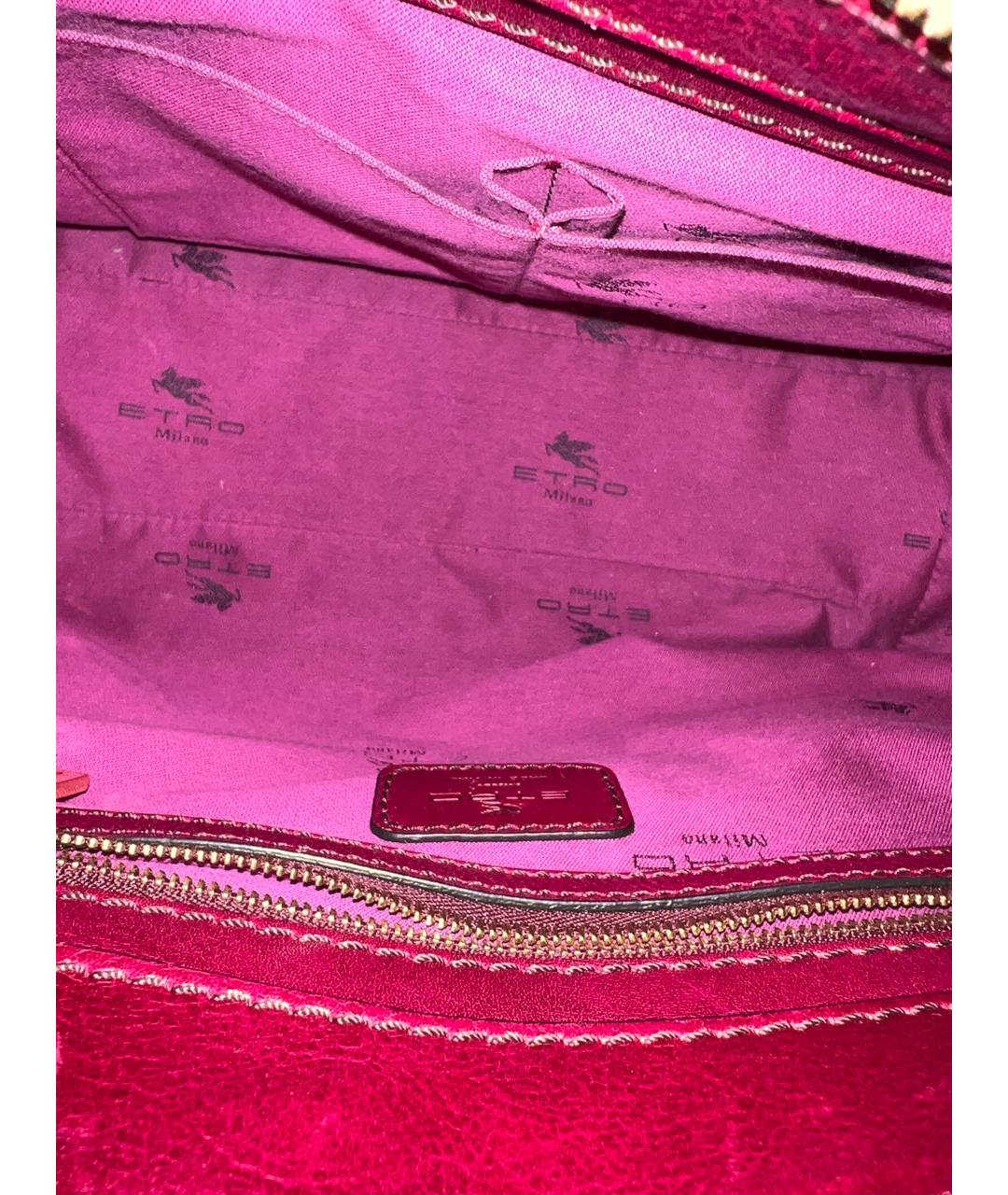 ETRO Бордовая сумка тоут, фото 4
