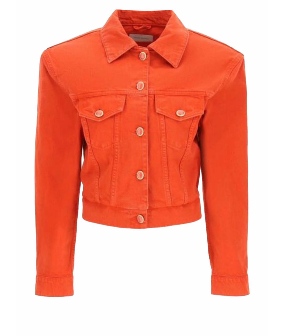 MAGDA BUTRYM Оранжевая деним куртка, фото 1
