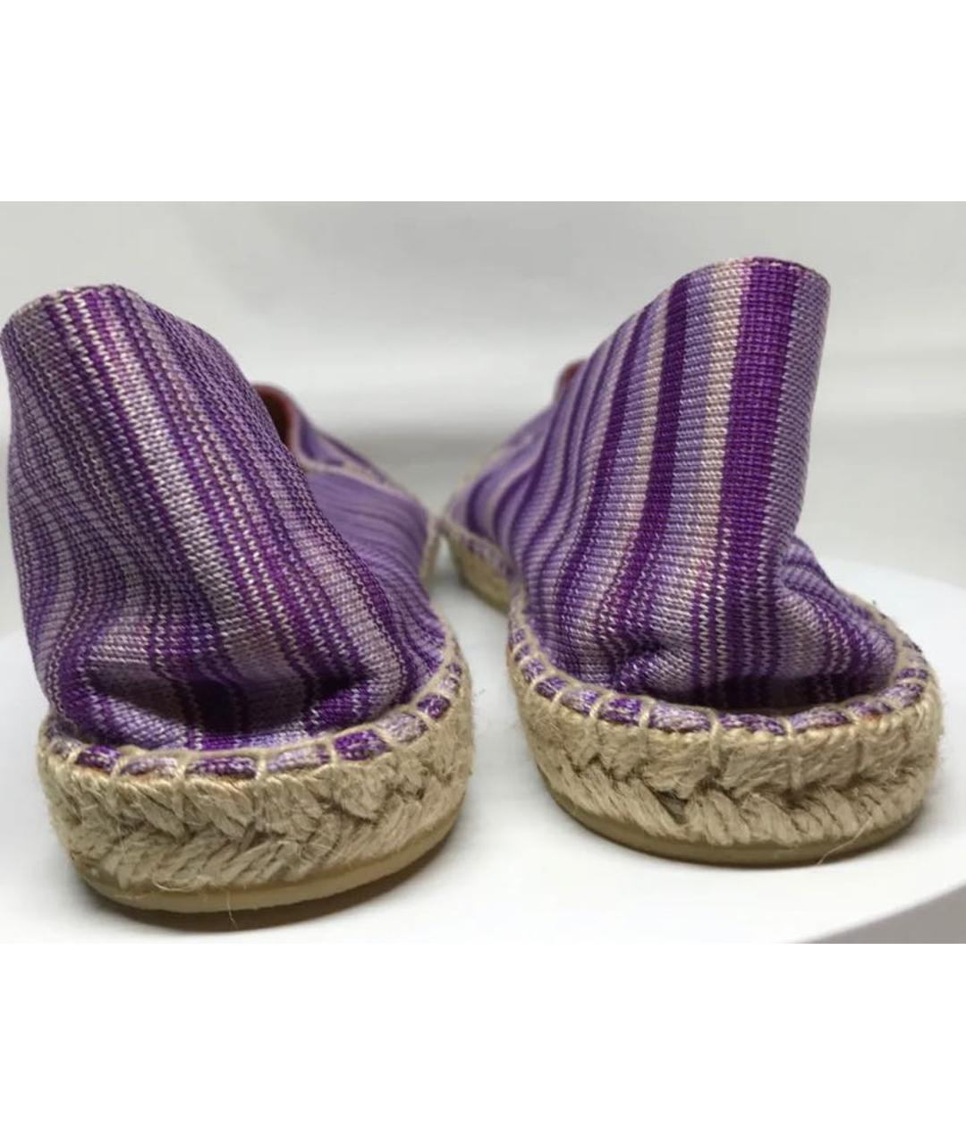 MISSONI Фиолетовые текстильные эспадрильи, фото 4