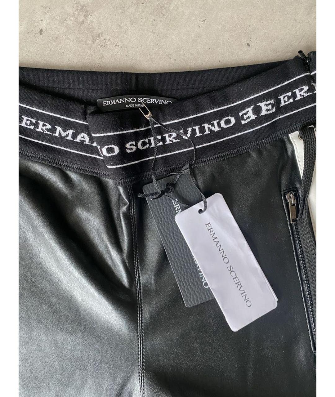 ERMANNO SCERVINO Черные брюки узкие, фото 4