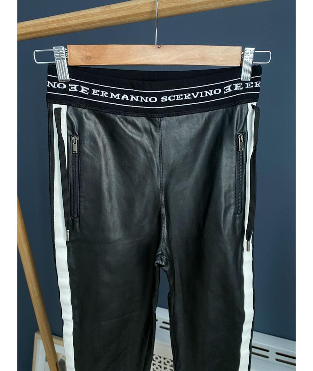 ERMANNO SCERVINO Черные брюки узкие, фото 2