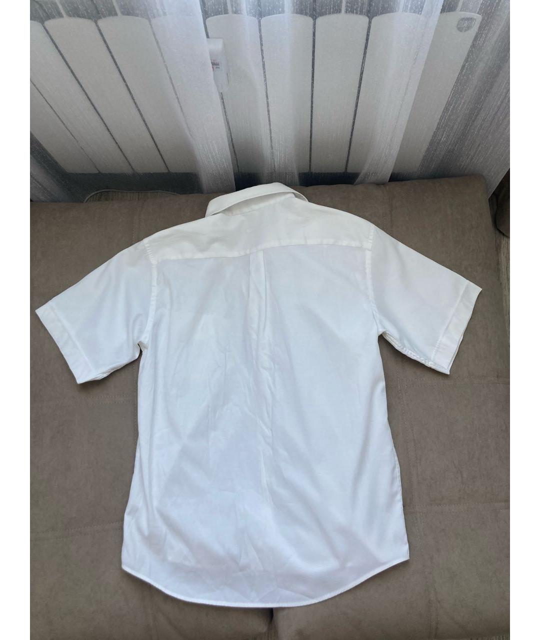 BURBERRY Белая хлопковая классическая рубашка, фото 2