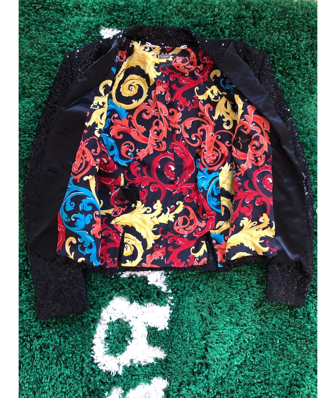 BILLIONAIRE Черный полиамидовый жакет/пиджак, фото 6