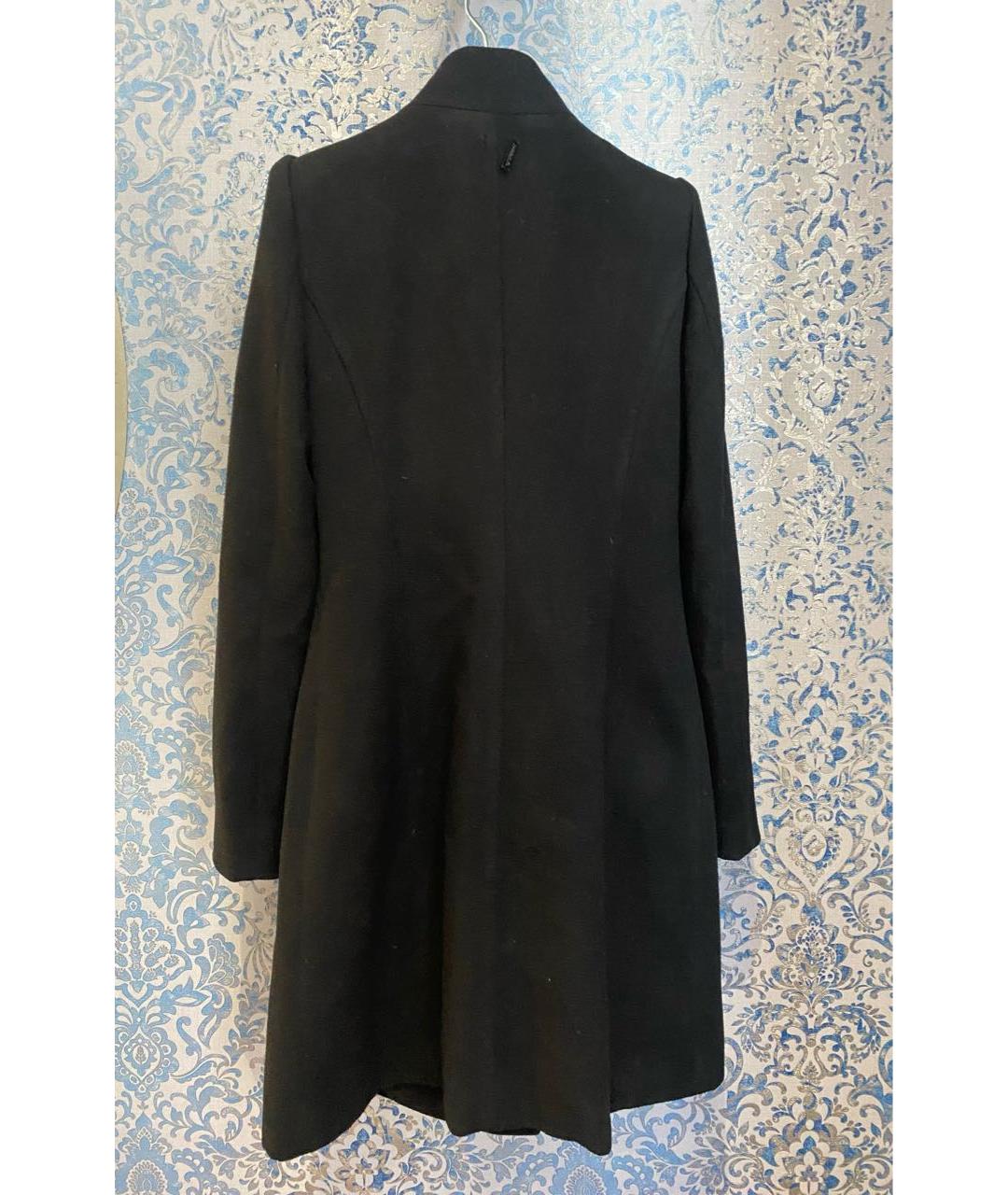 GIANFRANCO FERRE Черное полиэстеровое пальто, фото 2