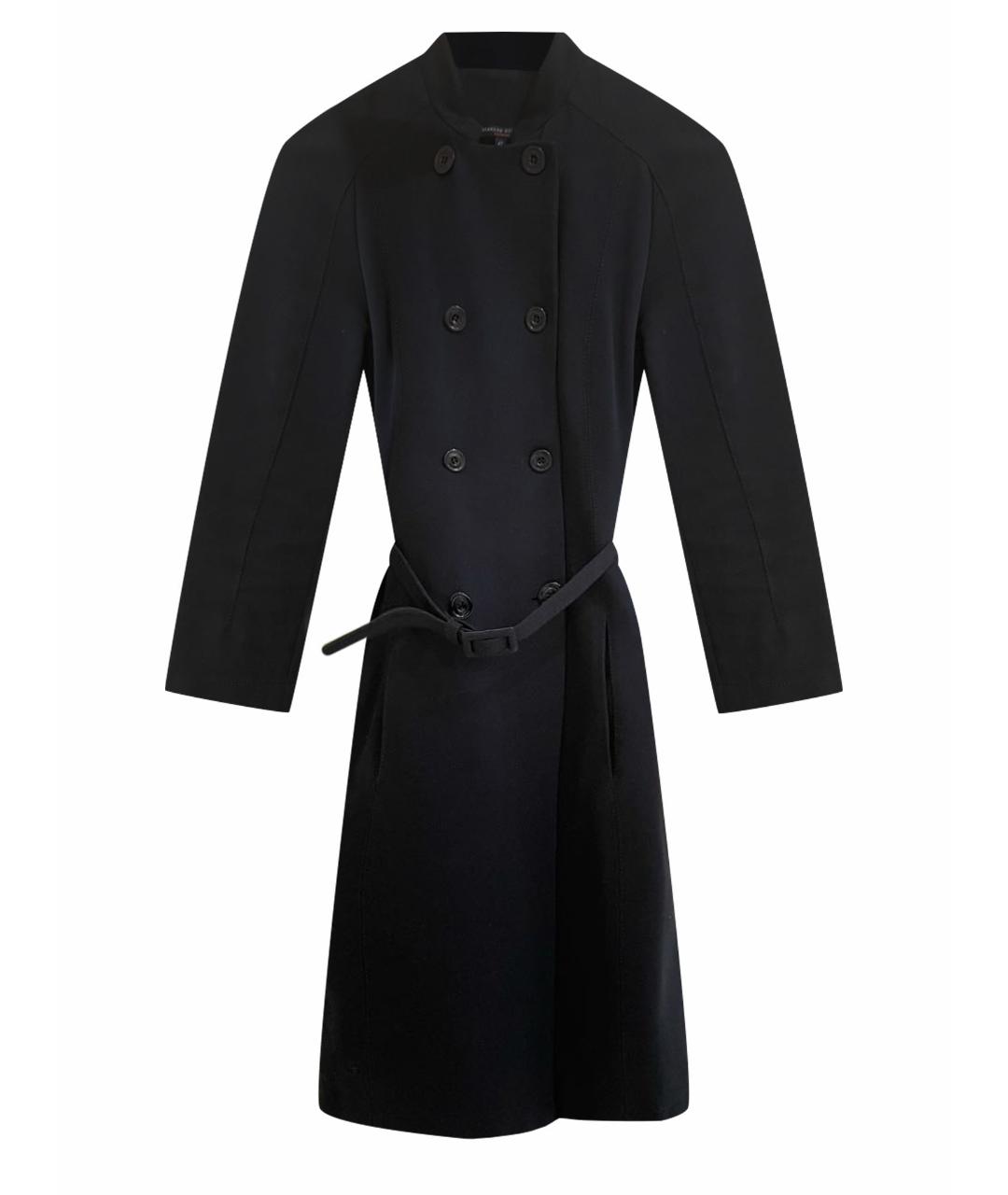 ALESSANDRO DELL'ACQUA Черное хлопковое пальто, фото 1