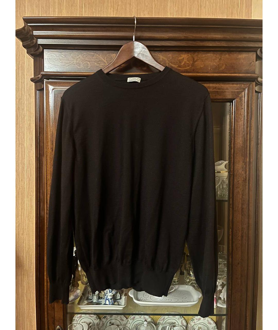 ZILLI Черный кашемировый джемпер / свитер, фото 5
