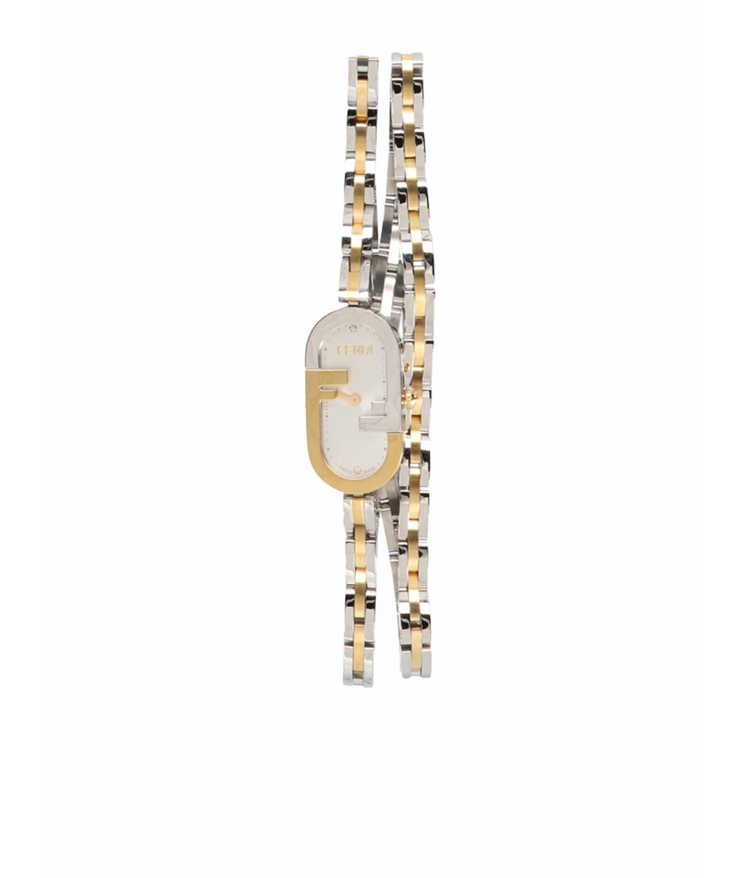FENDI Серебряные часы, фото 1