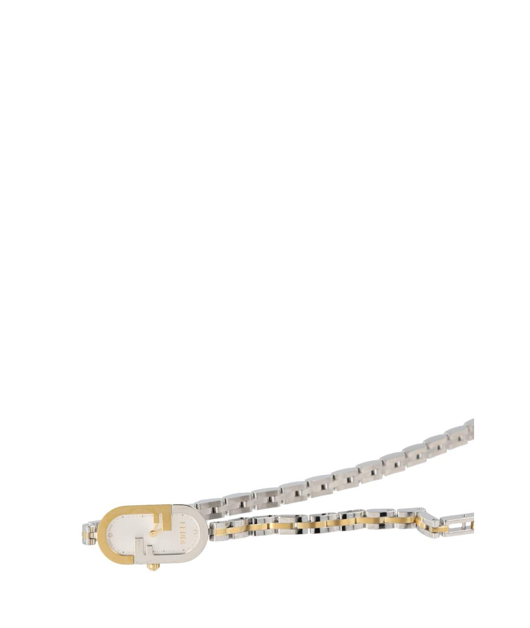 FENDI Серебряные часы, фото 4