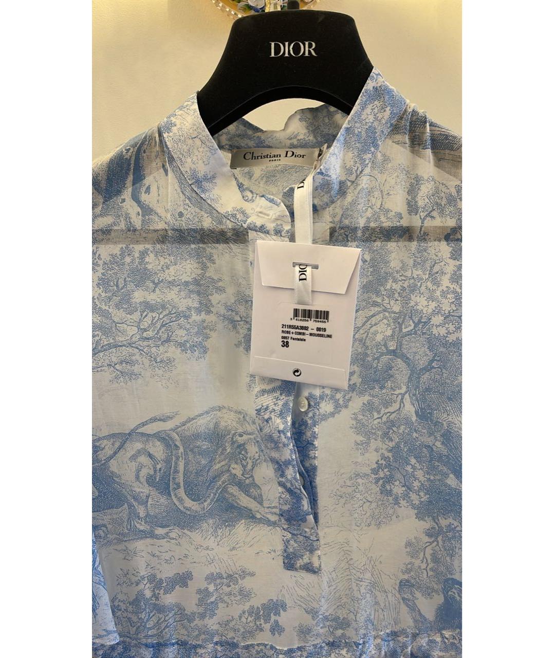 CHRISTIAN DIOR Хлопковое повседневное платье, фото 4