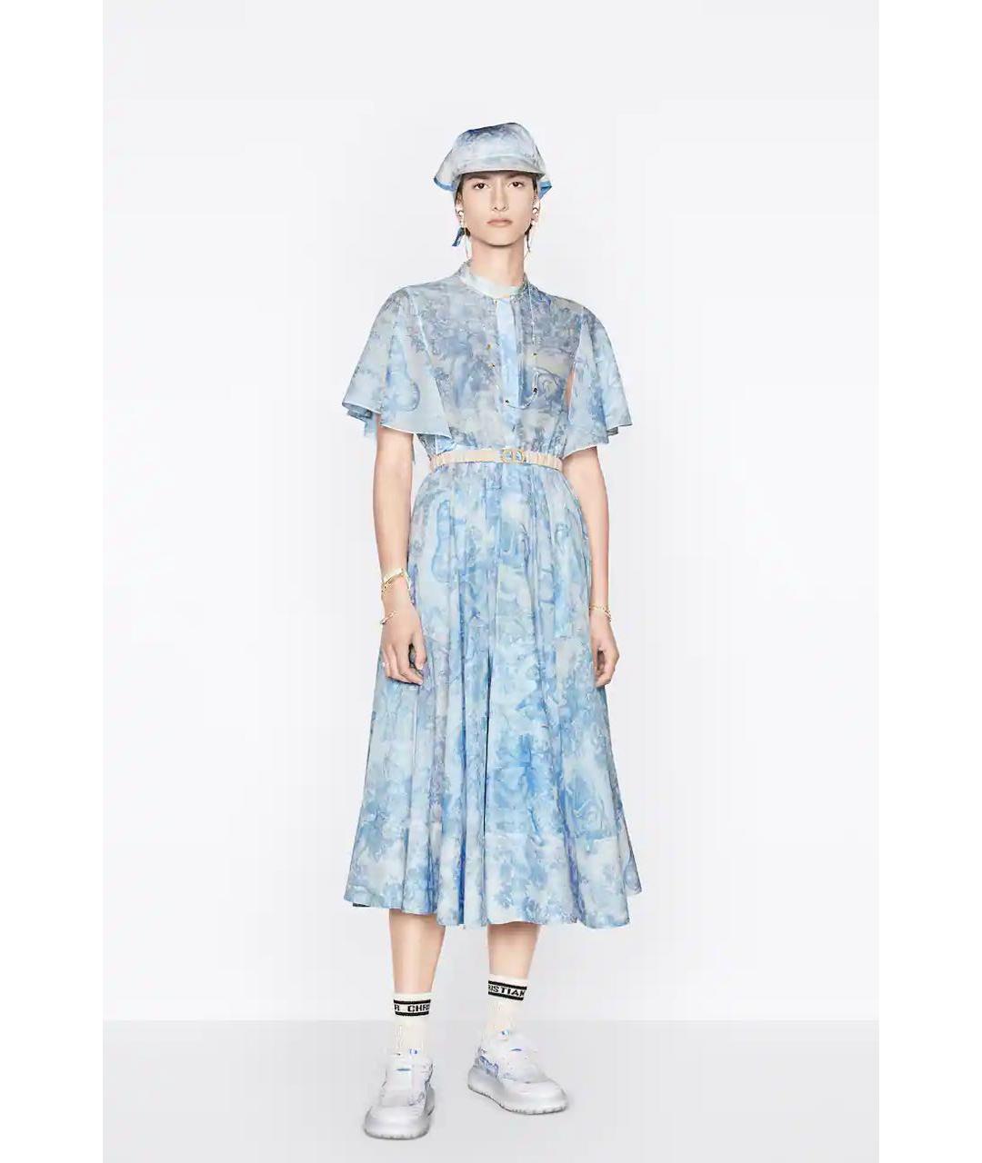 CHRISTIAN DIOR Хлопковое повседневное платье, фото 6