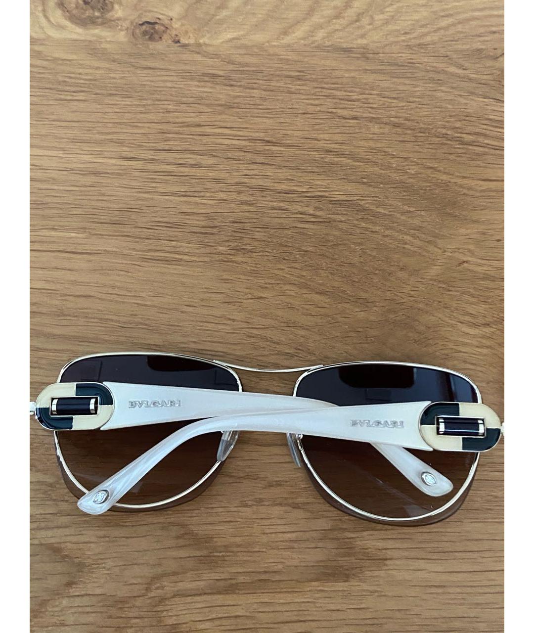 BVLGARI Мульти металлические солнцезащитные очки, фото 5