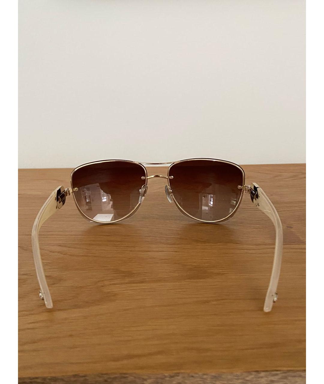 BVLGARI Мульти металлические солнцезащитные очки, фото 4