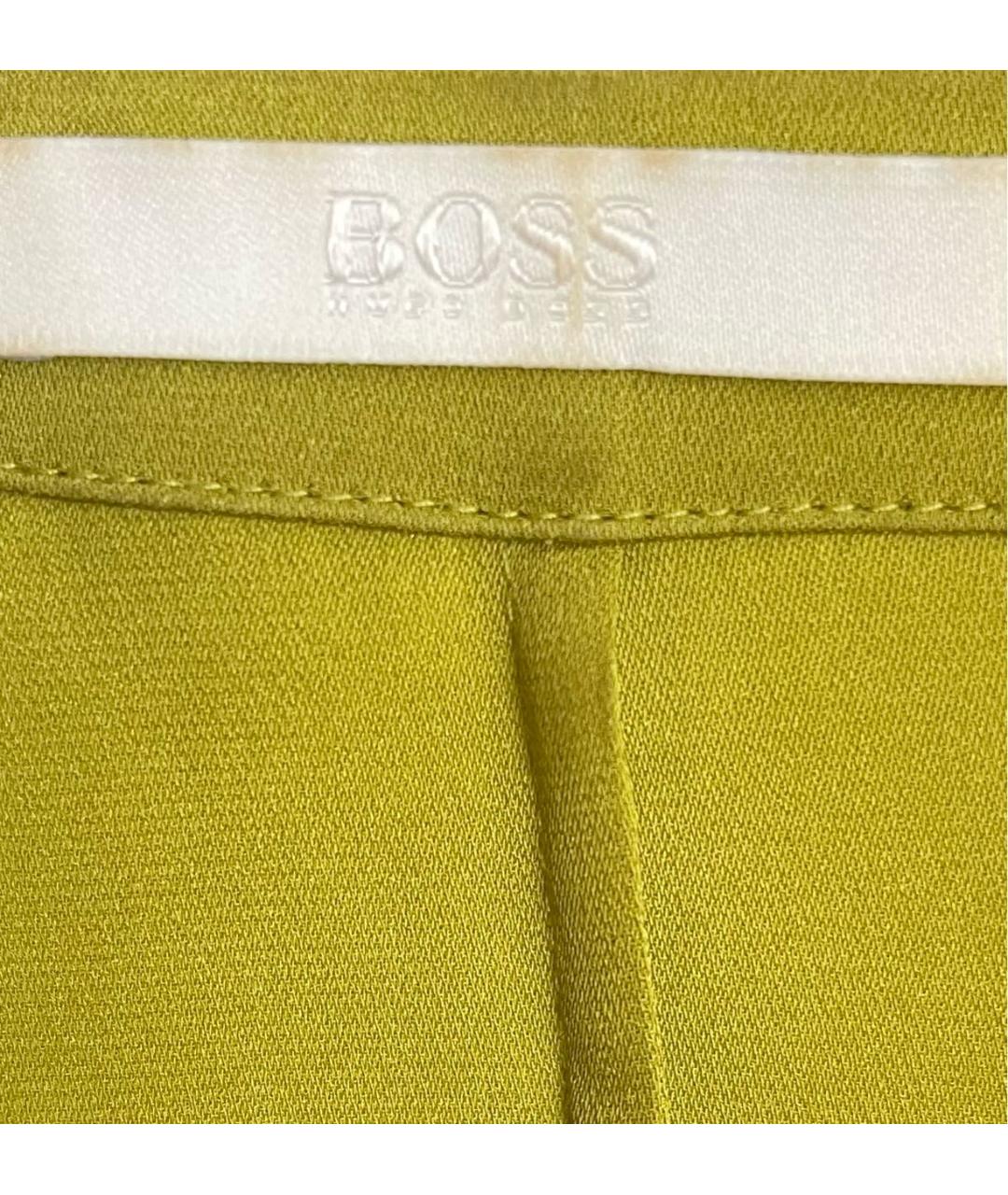 HUGO BOSS Зеленая шелковая блузы, фото 5