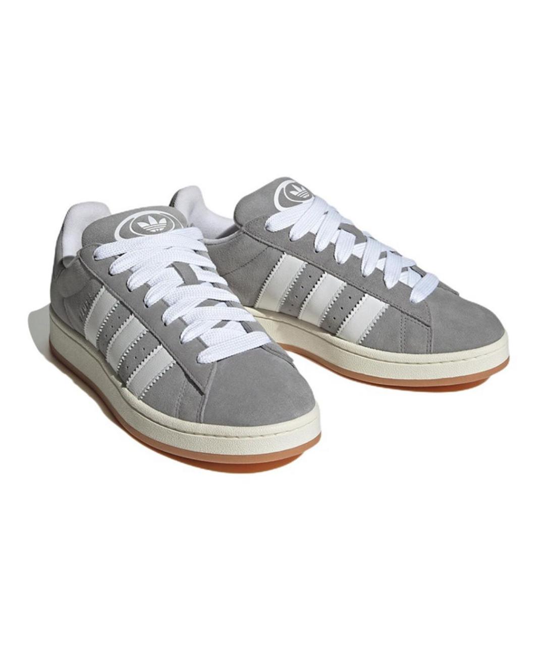 ADIDAS Серые замшевые кроссовки, фото 3