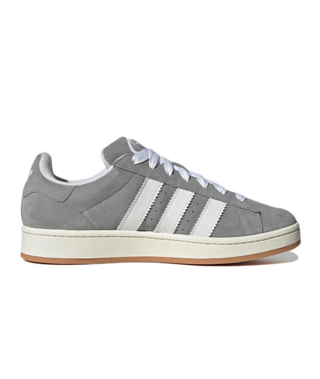 ADIDAS Серые замшевые кроссовки, фото 2