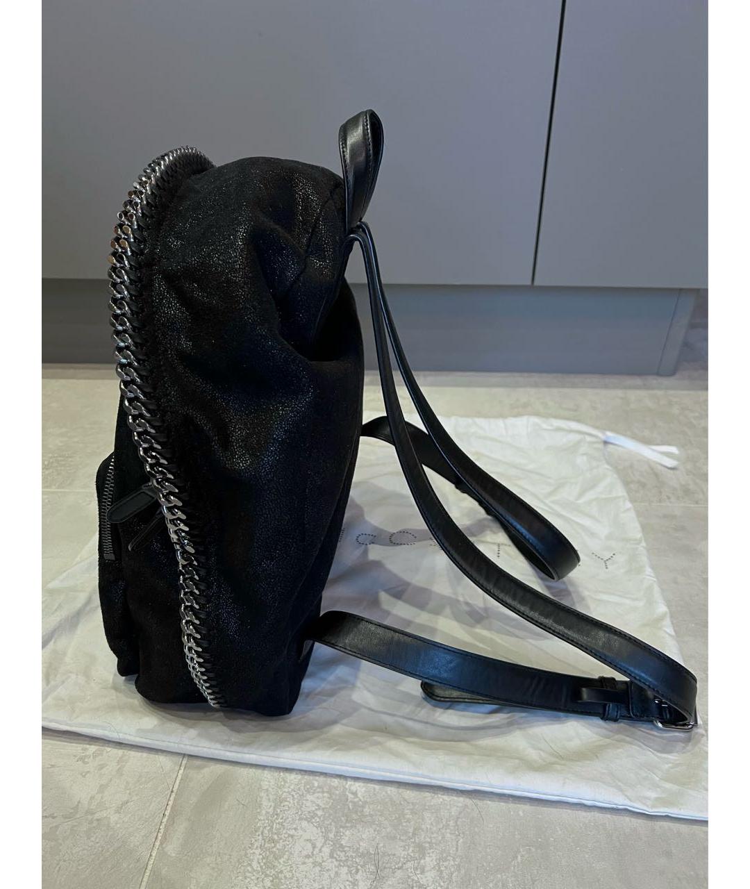 STELLA MCCARTNEY Черный рюкзак из искусственной кожи, фото 3