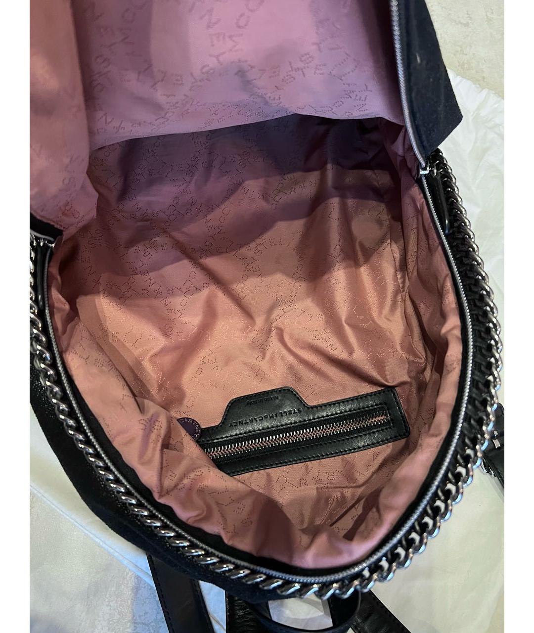 STELLA MCCARTNEY Черный рюкзак из искусственной кожи, фото 6