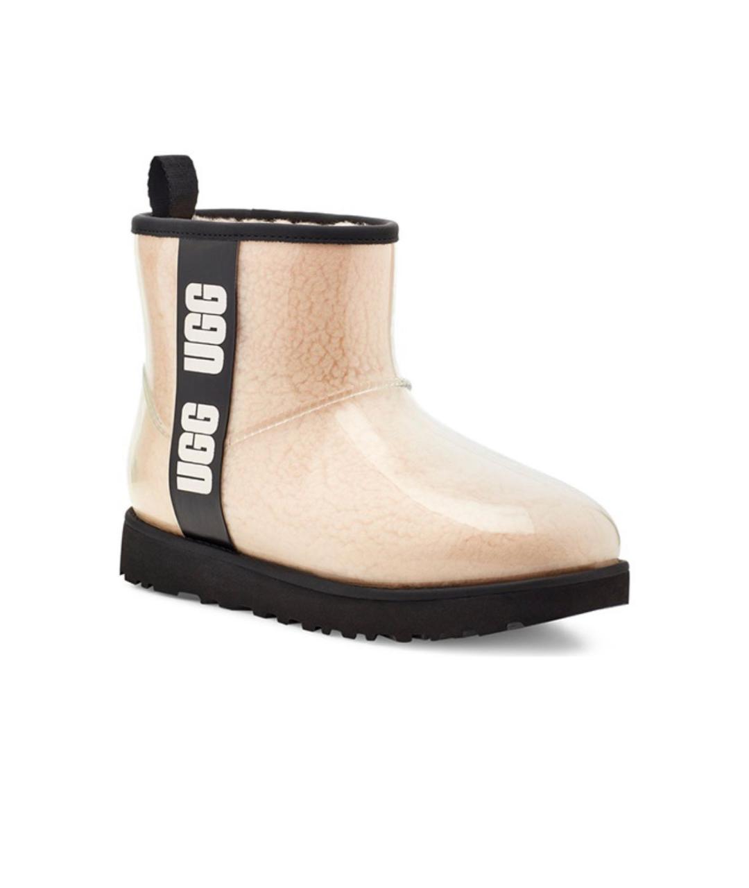 UGG AUSTRALIA Бежевые резиновые сапоги, фото 7