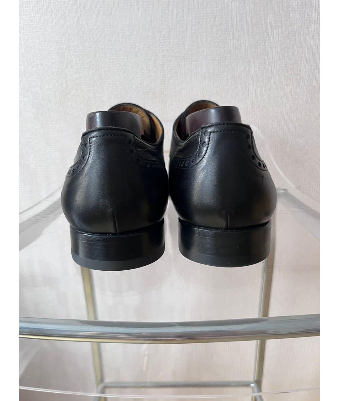 HERMES Черные туфли, фото 5