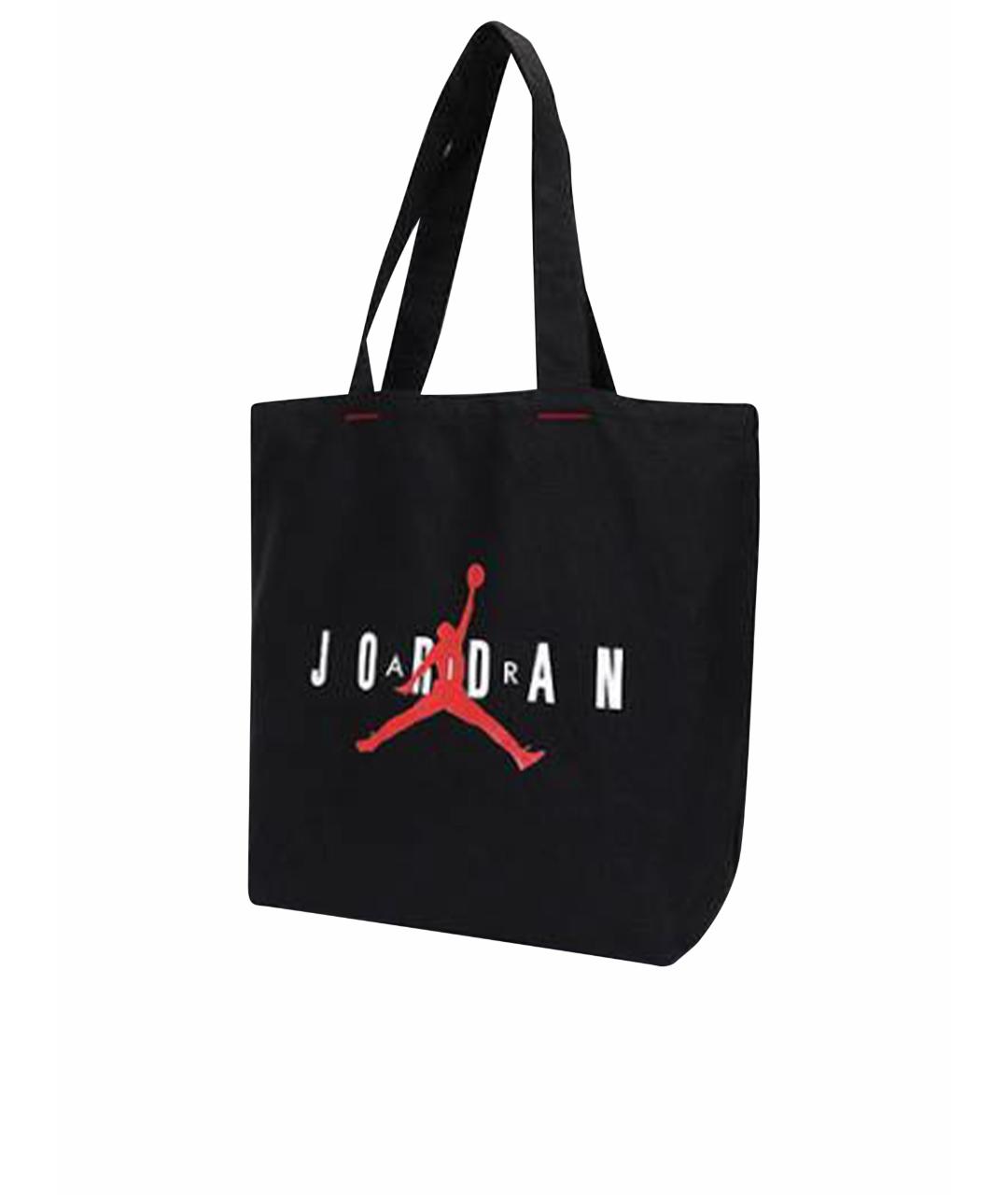 JORDAN Черная хлопковая пляжная сумка, фото 1