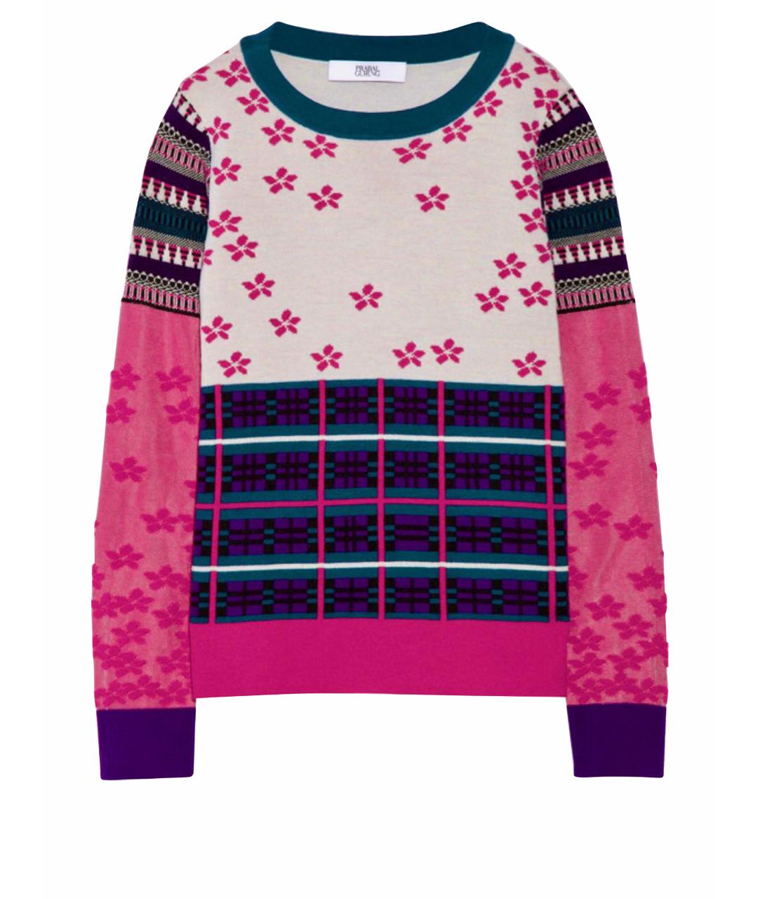 PRABAL GURUNG Розовый шерстяной джемпер / свитер, фото 1