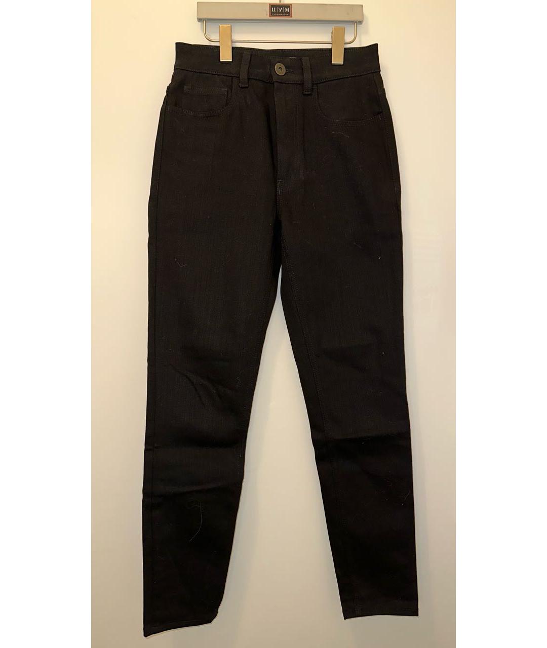 PRADA Черные хлопко-эластановые джинсы слим, фото 7