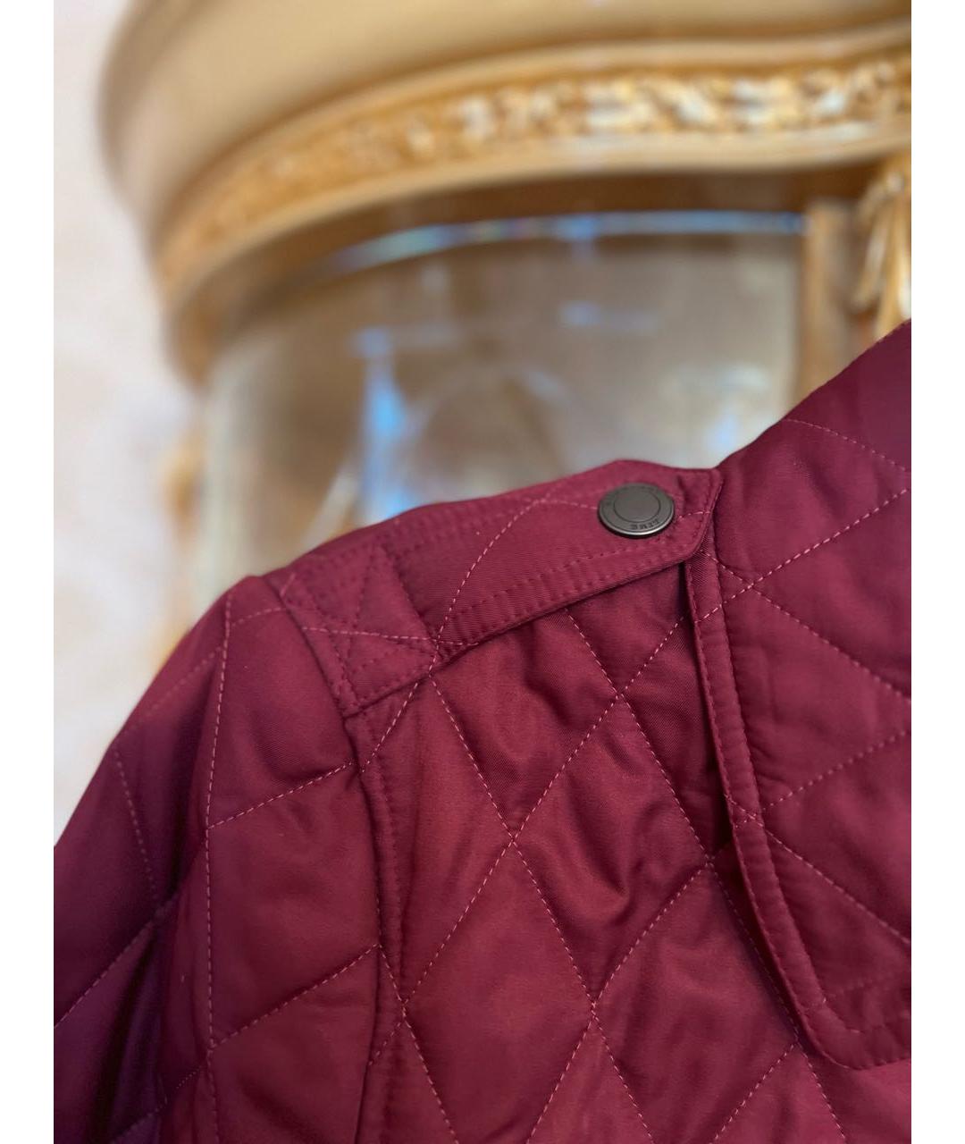BURBERRY Бордовая куртка, фото 2
