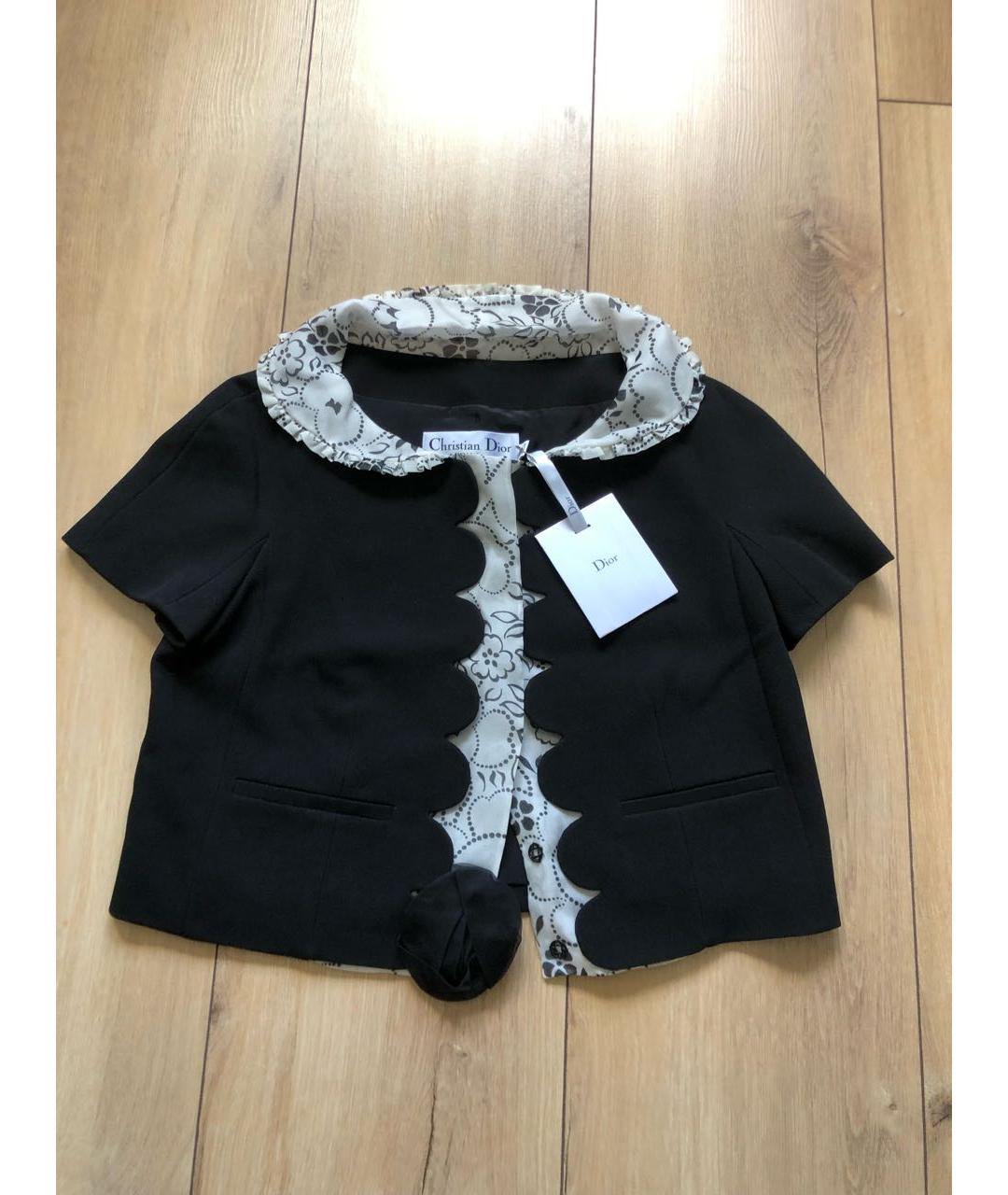 CHRISTIAN DIOR PRE-OWNED Черный шелковый костюм с юбками, фото 5