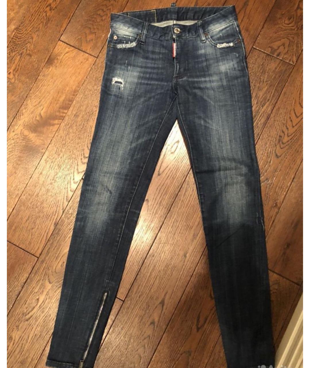 DSQUARED2 Хлопковые джинсы слим, фото 6
