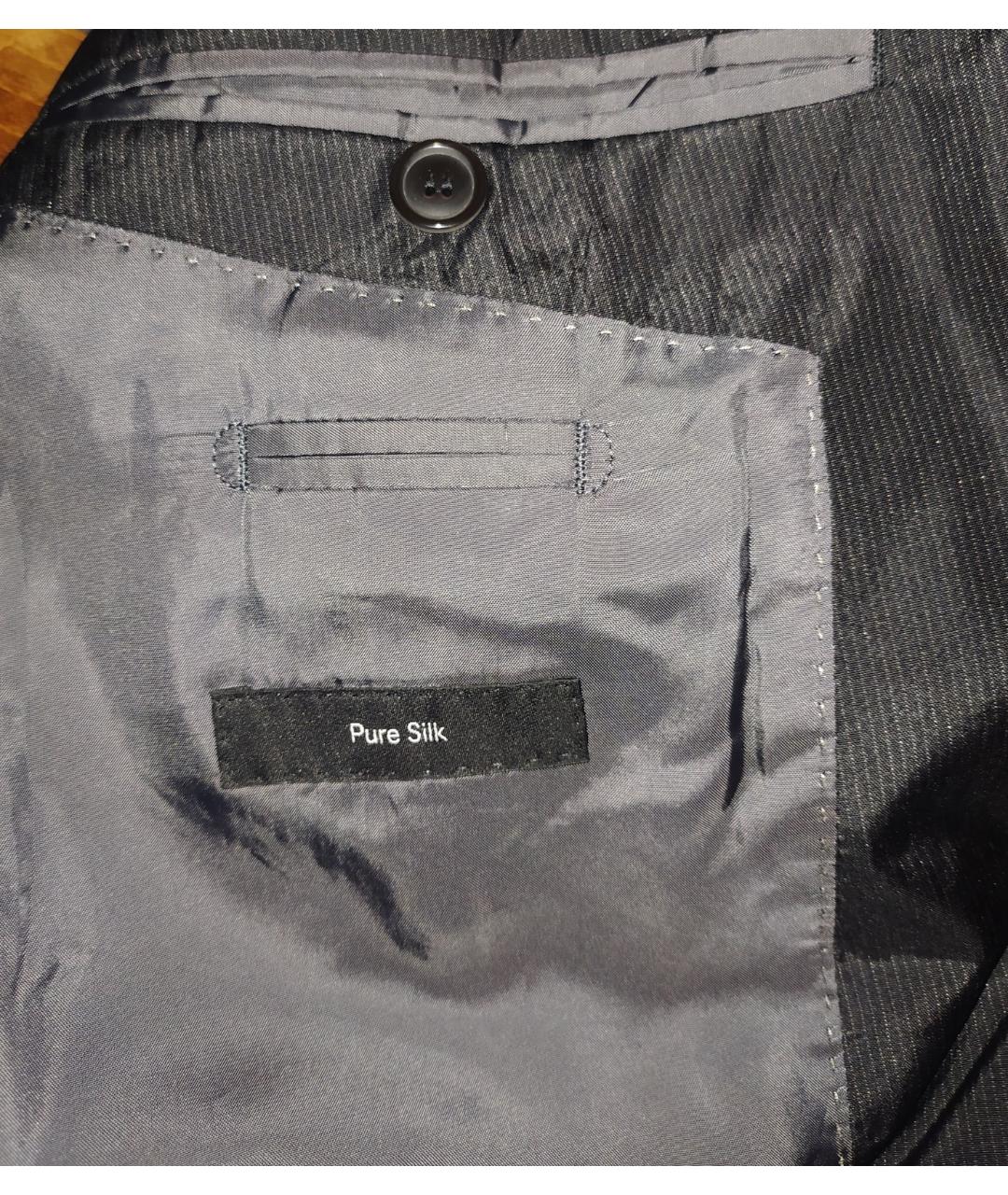 HUGO BOSS Черный шелковый пиджак, фото 5