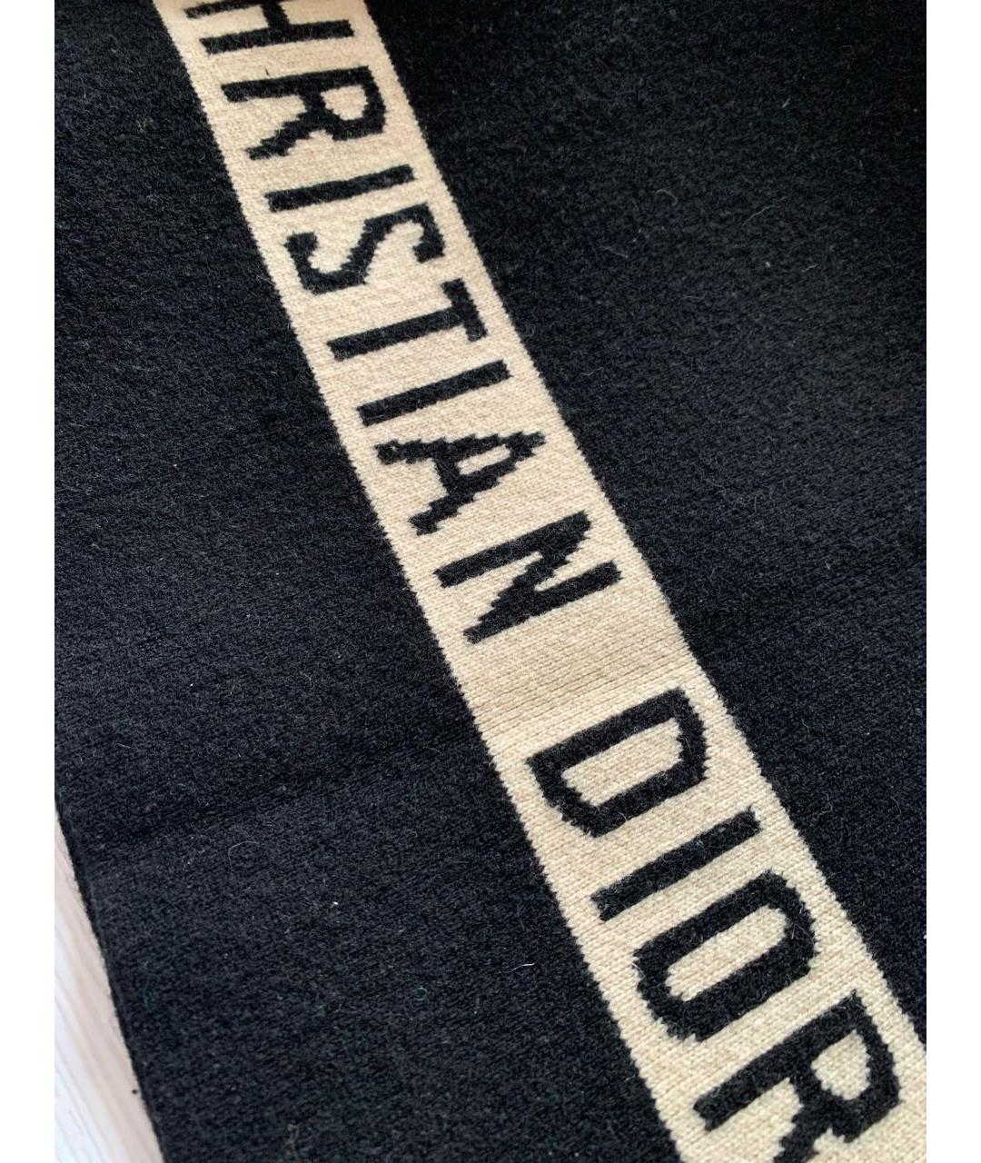 CHRISTIAN DIOR Черный кашемировый костюм с брюками, фото 4