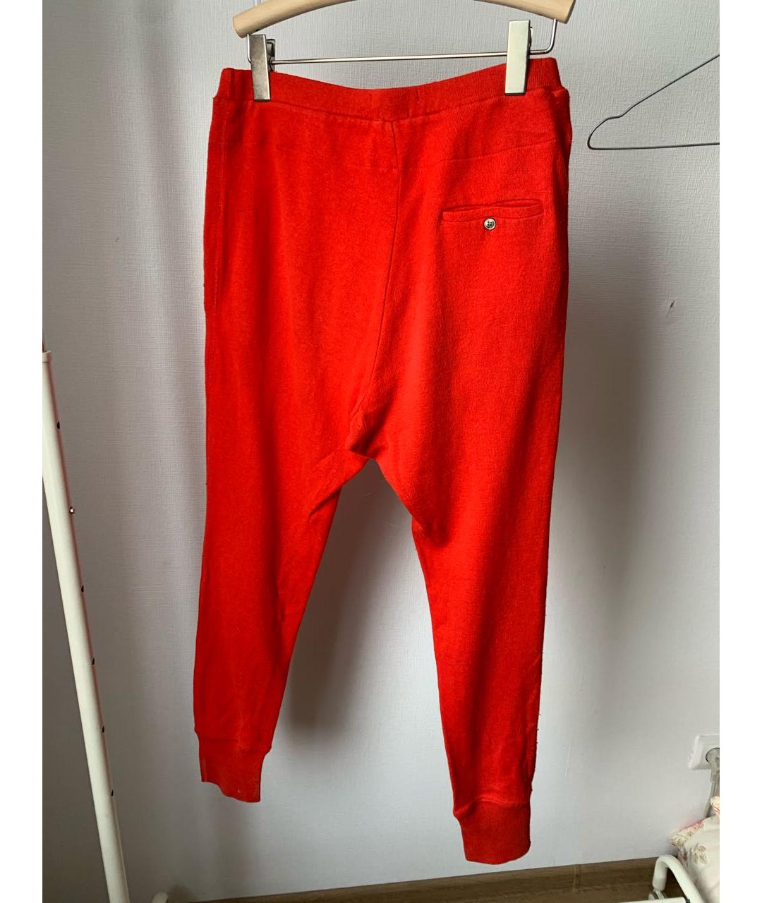 ISABEL MARANT ETOILE Красные шерстяные брюки узкие, фото 2