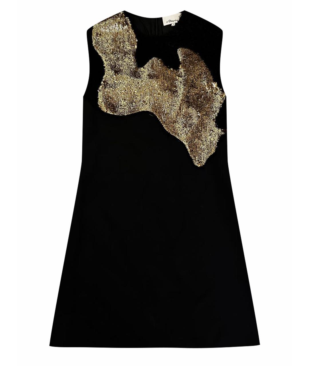 3.1 PHILLIP LIM Черное полиэстеровое коктейльное платье, фото 1