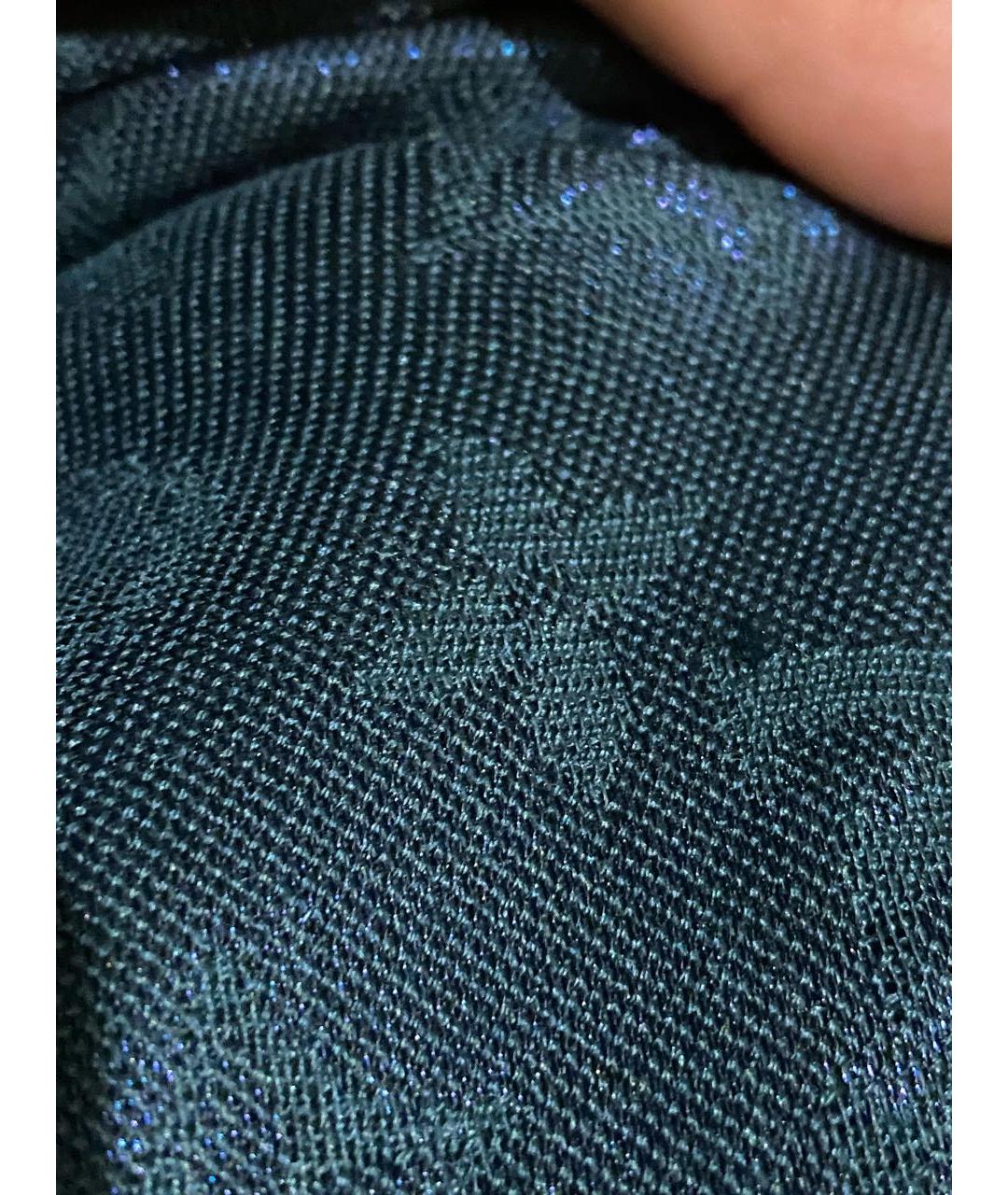 LOUIS VUITTON Зеленый шарф, фото 8