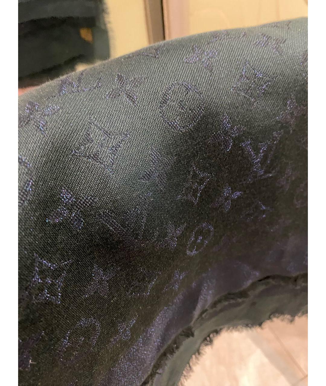 LOUIS VUITTON Зеленый шарф, фото 6