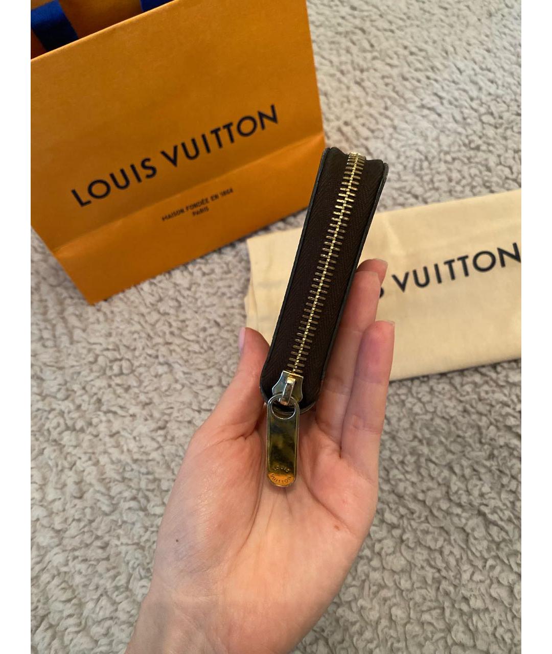 LOUIS VUITTON PRE-OWNED Коричневый кошелек, фото 5