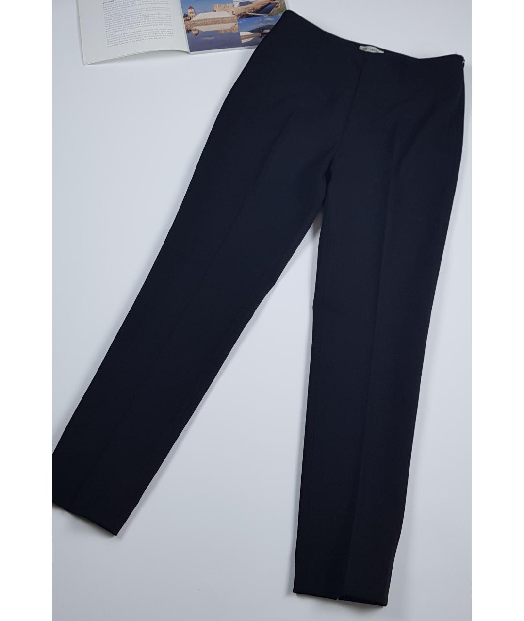 PESERICO Черные вискозные брюки узкие, фото 7
