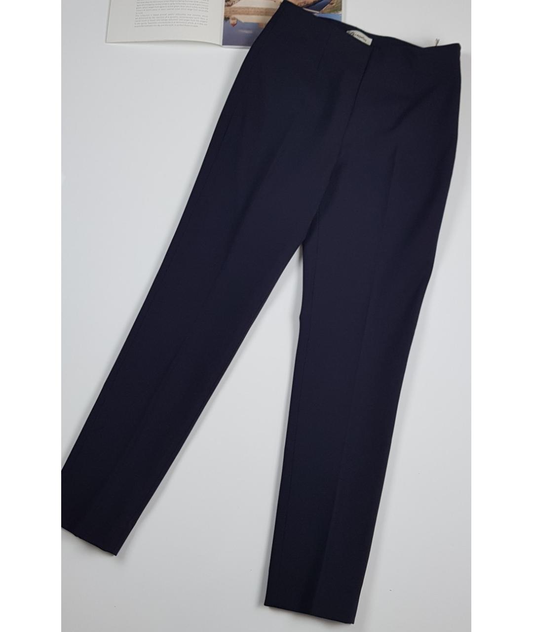 PESERICO Черные вискозные брюки узкие, фото 2